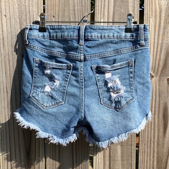 JBD Distressed Denim Jean Shorts - Size Small - Picture 2 of 4